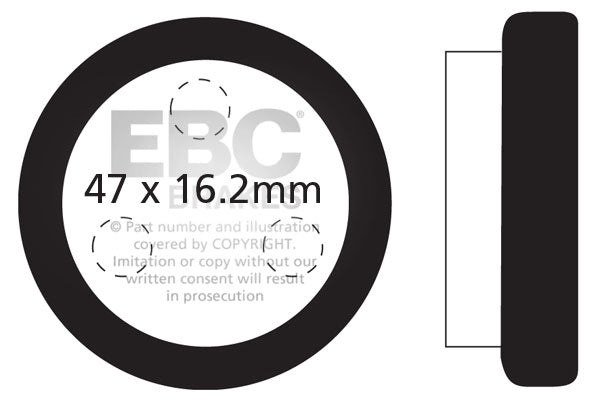 EBC FA 021 R Bremsbeläge (2 Stk.)
