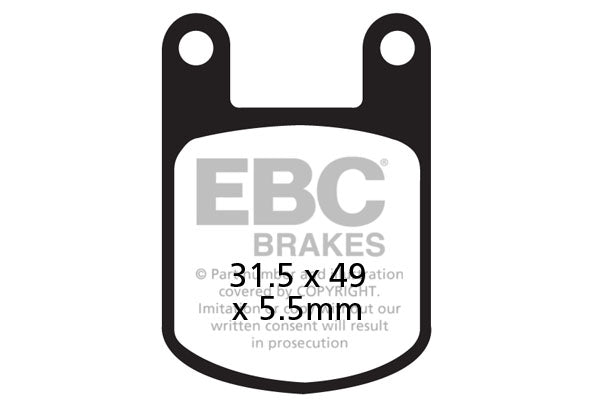 EBC FA 050 Bremsbeläge (2 Stk.)