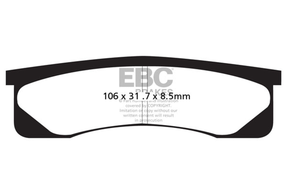 Bremsbeläge EBC FA 217 (2 Stk.)