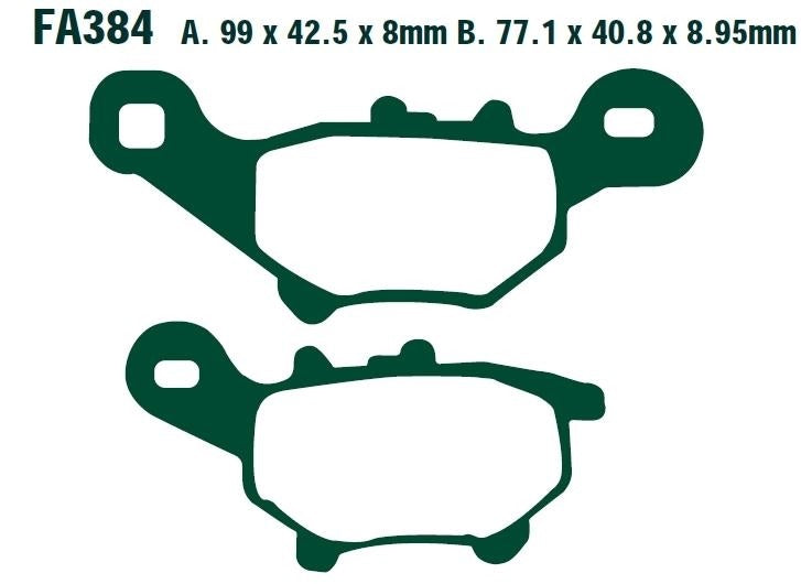 EBC FA 384 Bremsbeläge (2 Stk.)