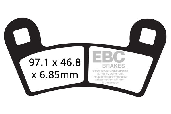 EBC FA 456 SXR HH Bremsbeläge (2 Stk.)