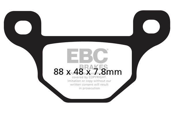 EBC FA 481 Bremsbeläge (2 Stk.)