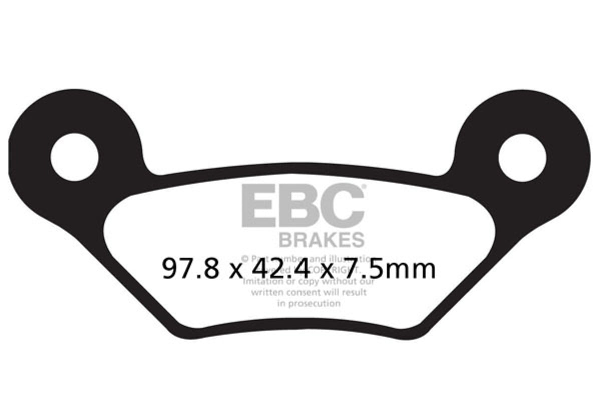 Bremsbeläge EBC FA 609 R (2 Stk.)