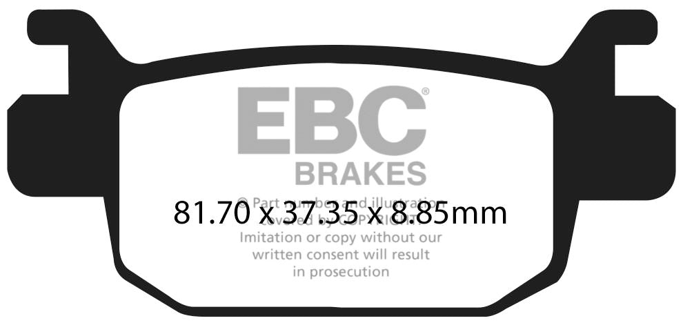 Bremsbeläge EBC FA 698 HH (2 Stk.)