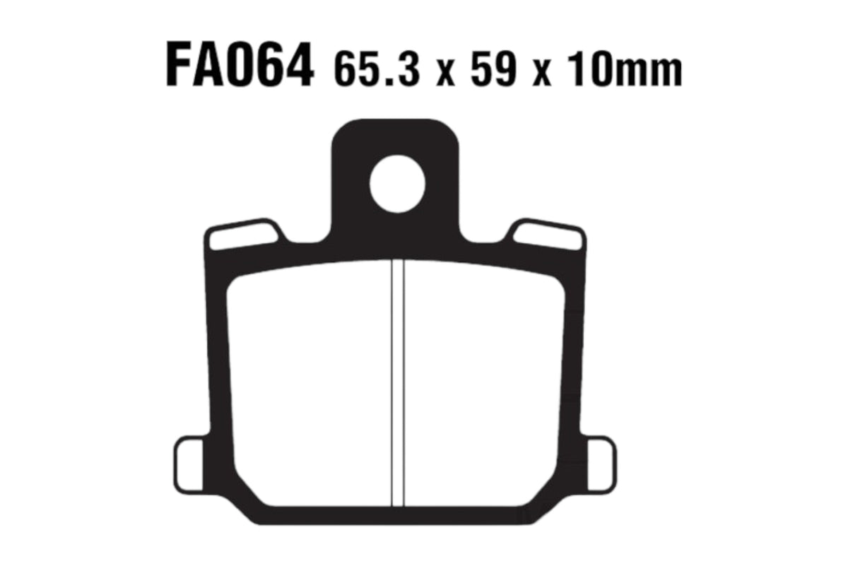 Bremsklötze Bremsbeläge EBC FA 064 1x Satz (2 Stück)