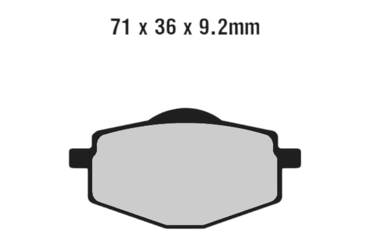 Bremsklötze Bremsbeläge EBC FA 101 TT 1x Satz (2 Stück)