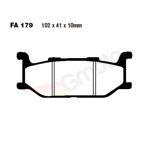 Bremsklötze Bremsbeläge EBC FA 179 V 1x Satz (2 Stück)