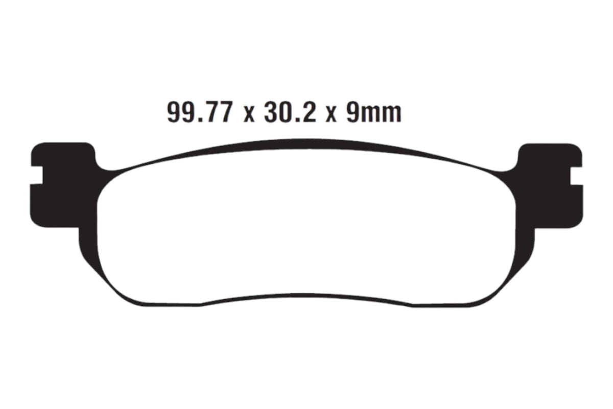 Bremsklötze Bremsbeläge EBC FA 275 TT 1x Satz (2 Stück)
