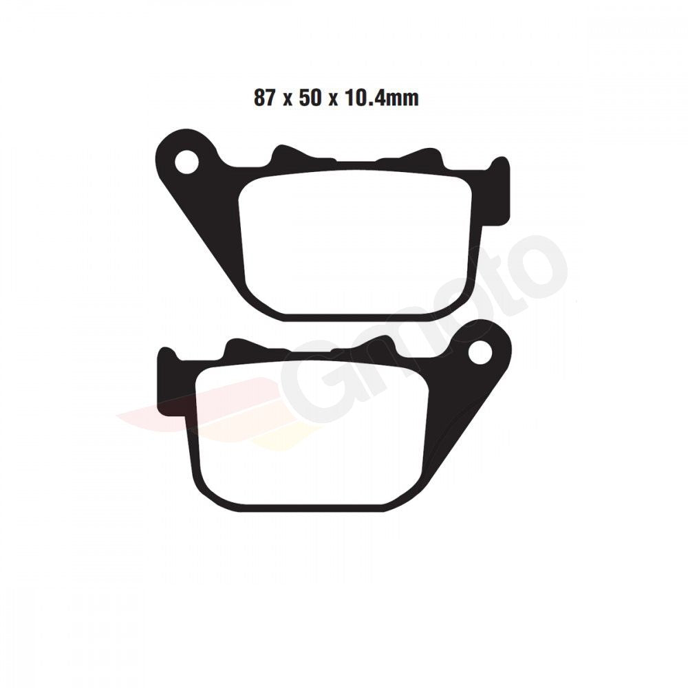 Bremsklötze Bremsbeläge EBC FA 387 V 1x Satz (2 Stück)