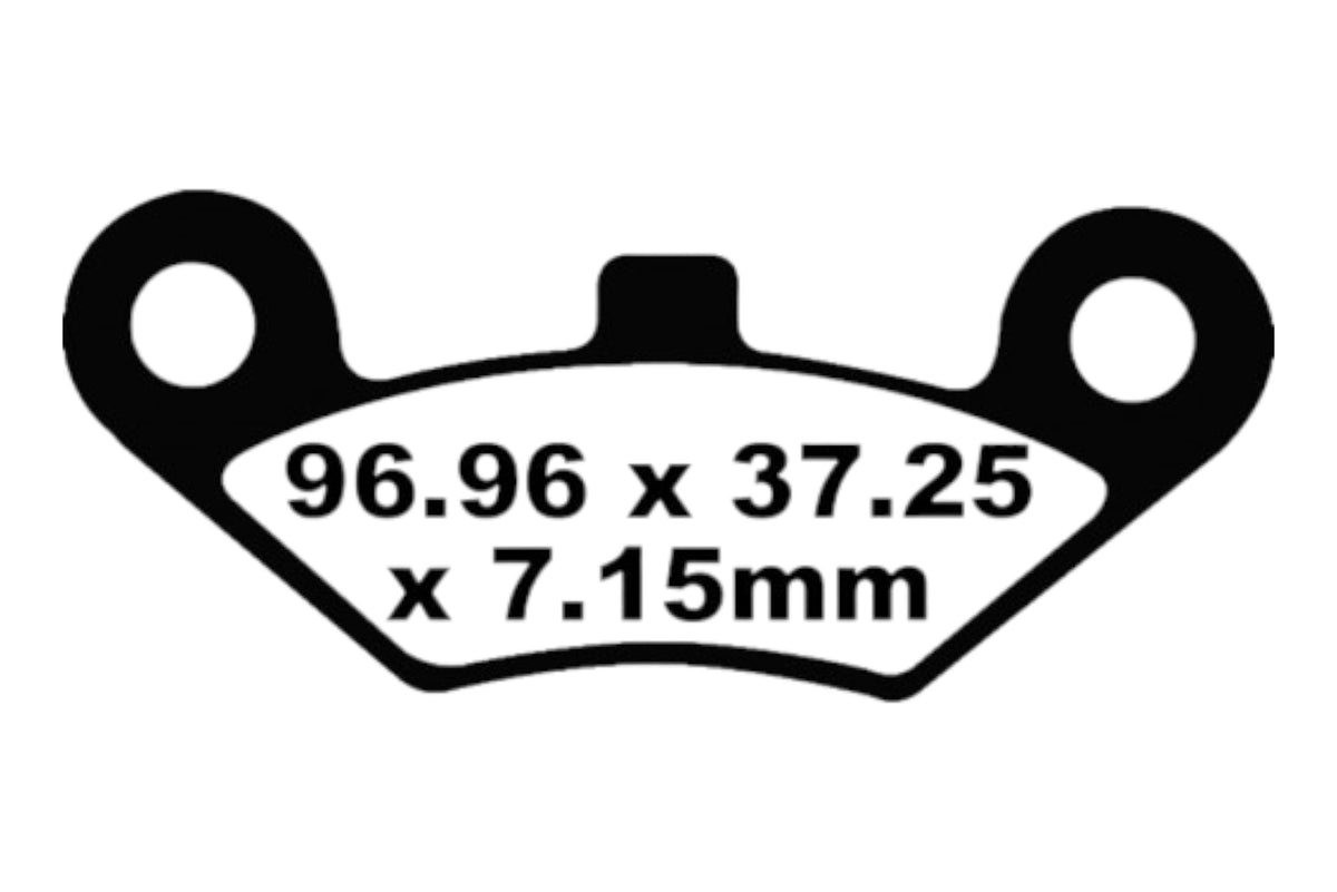 Bremsklötze Bremsbeläge EBC FA 453 R 1x Satz (2 Stück)