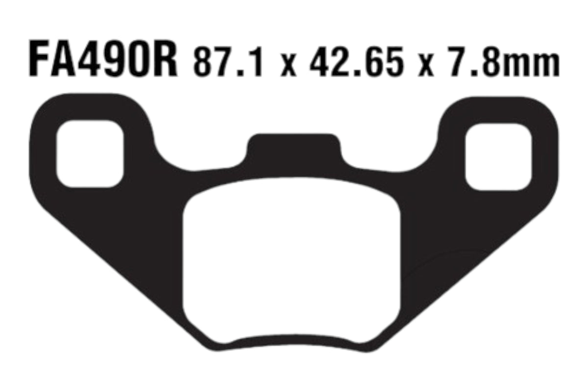 Bremsklötze Bremsbeläge EBC FA 490 R 1x Satz (2 Stück)