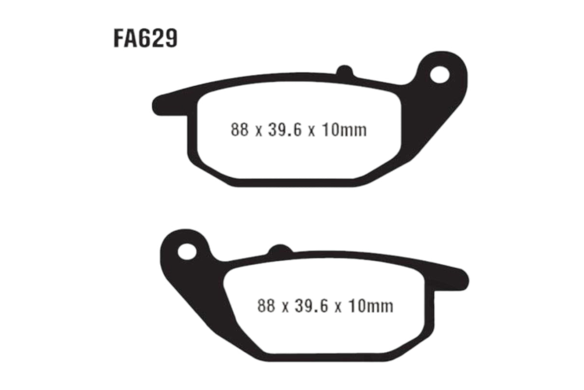 Bremsklötze Bremsbeläge EBC FA 629 R 1x Satz (2 Stück)