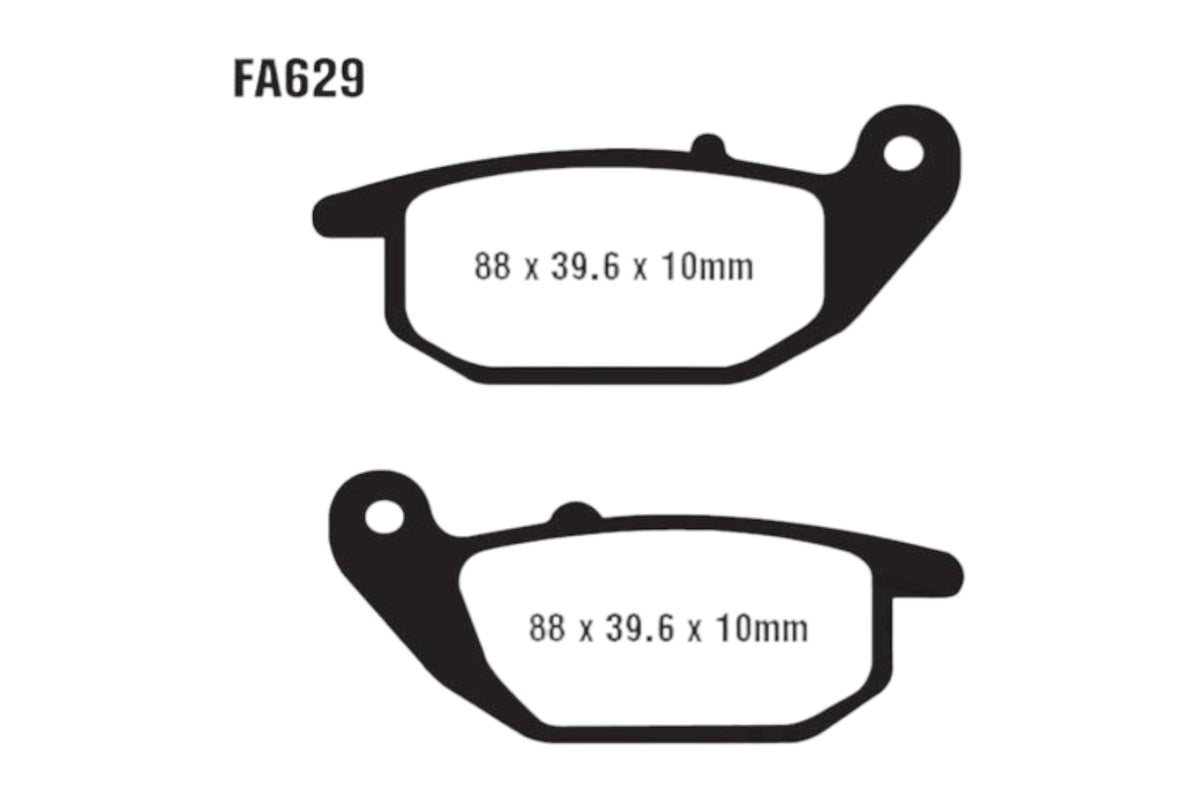 Bremsklötze Bremsbeläge EBC FA 629 TT 1x Satz (2 Stück)