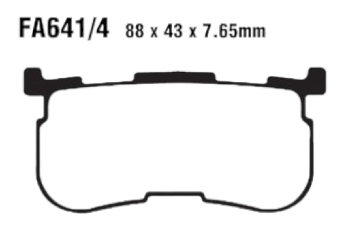 Bremsklötze Bremsbeläge EBC FA 641/4 1x Satz (2 Stück)