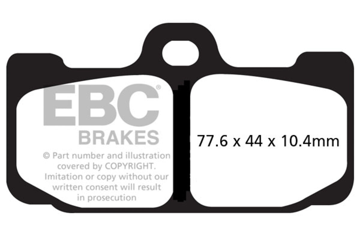 Bremsbeläge EBC GPFAX 295 HH (2 Stk.)