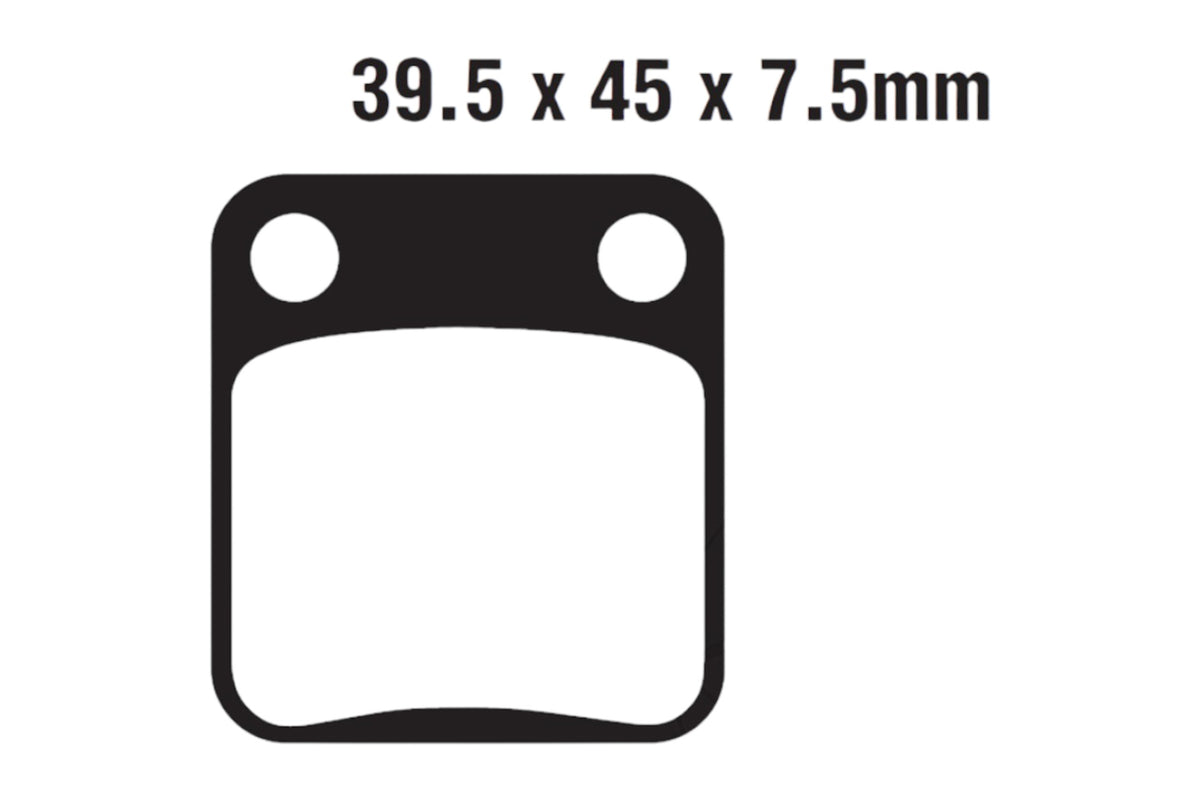 Bremsklötze Bremsbeläge EBC MXS 054 1x Satz (2 Stück)