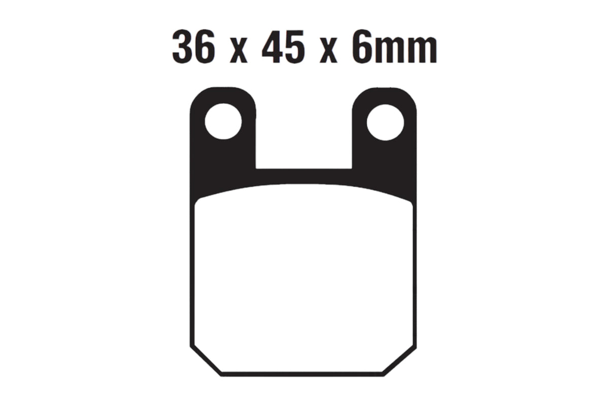 Bremsklötze Bremsbeläge EBC MXS 115 1x Satz (2 Stück)