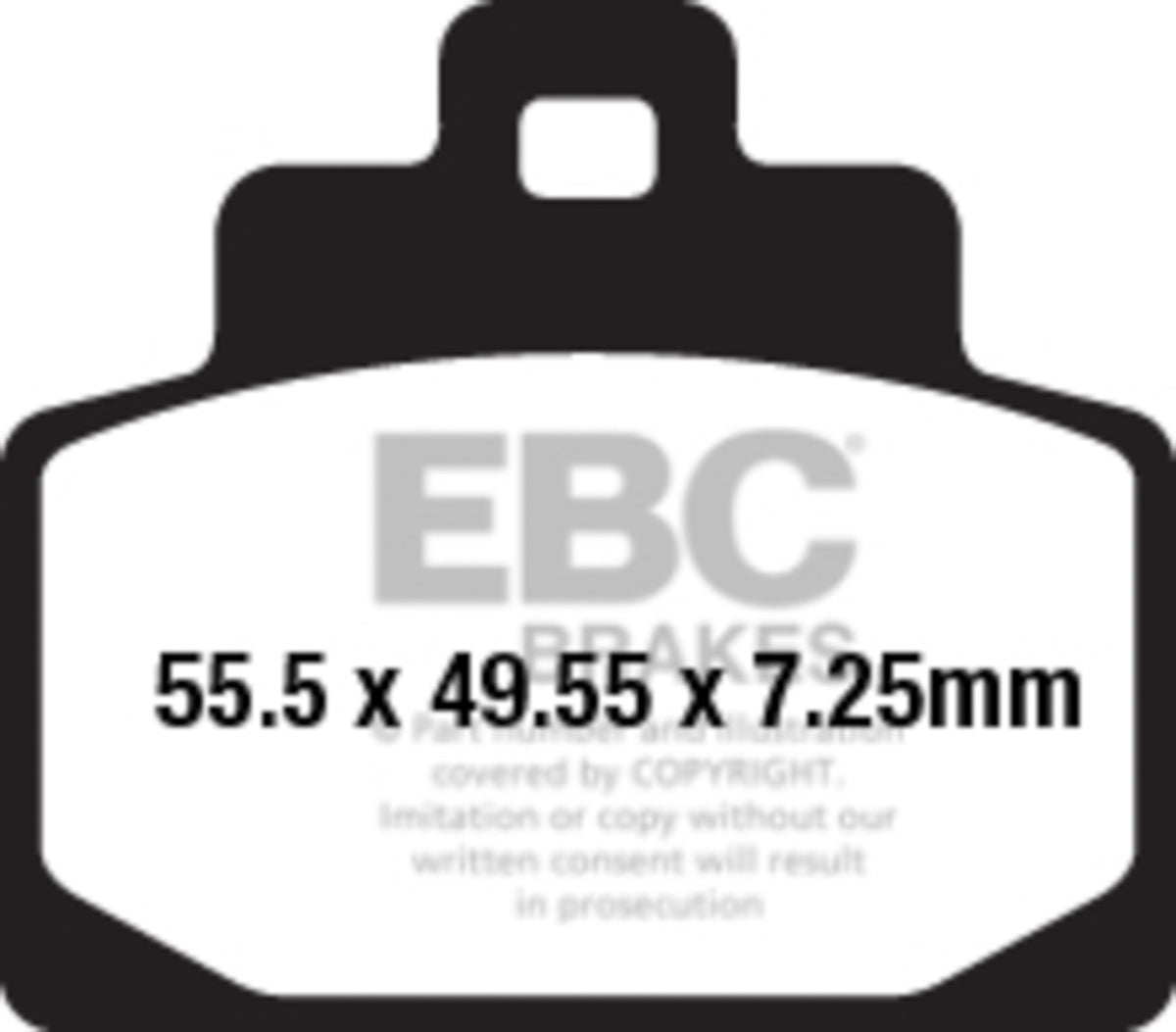 Bremsbeläge EBC SFA 681 (2 Stk.)