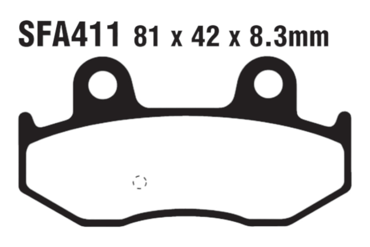 Bremsklötze Bremsbeläge EBC SFAC 411 1x Satz (2 Stück)