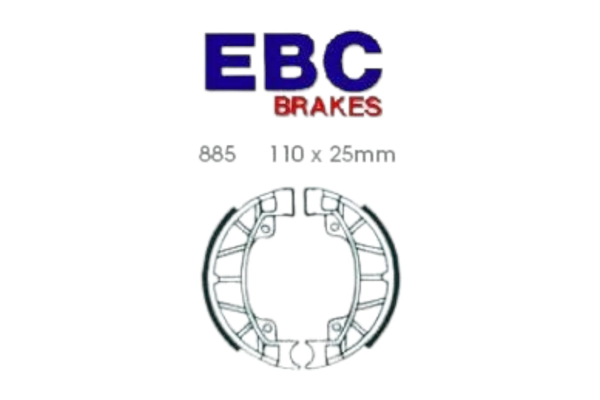 Bremsbacken mit Feder EBC 885