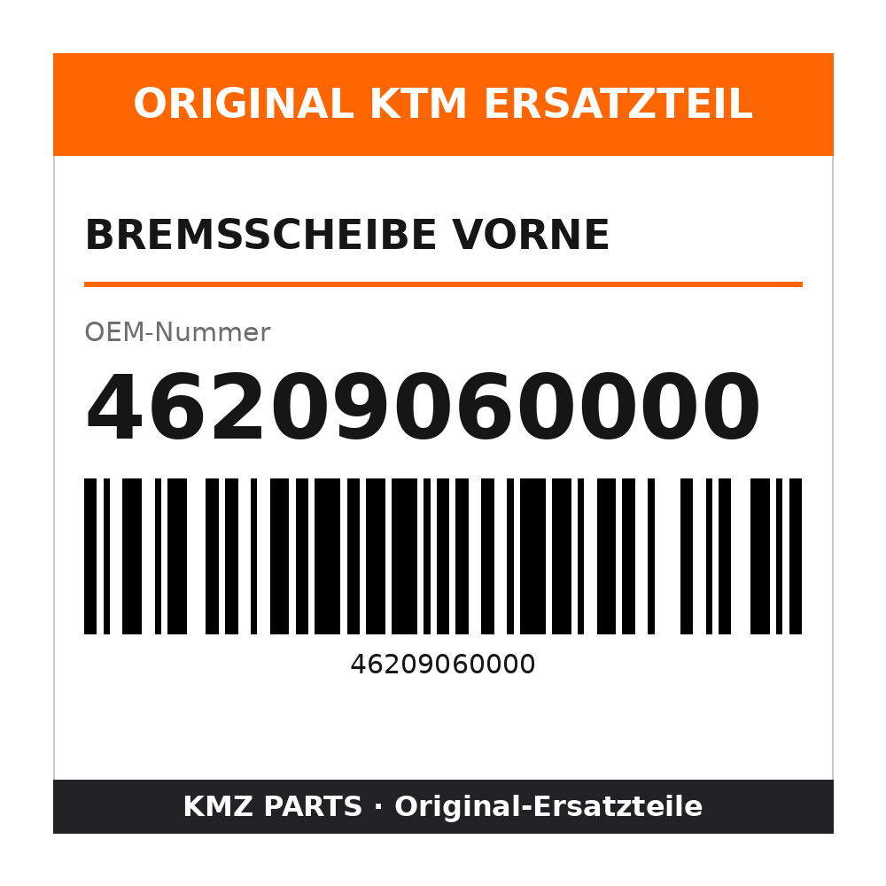 KTM Bremsscheibe vorne 46209060000