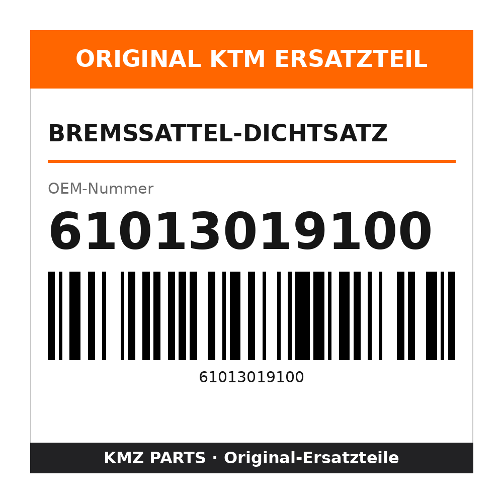 KTM Bremssattel-Dichtsatz 61013019100