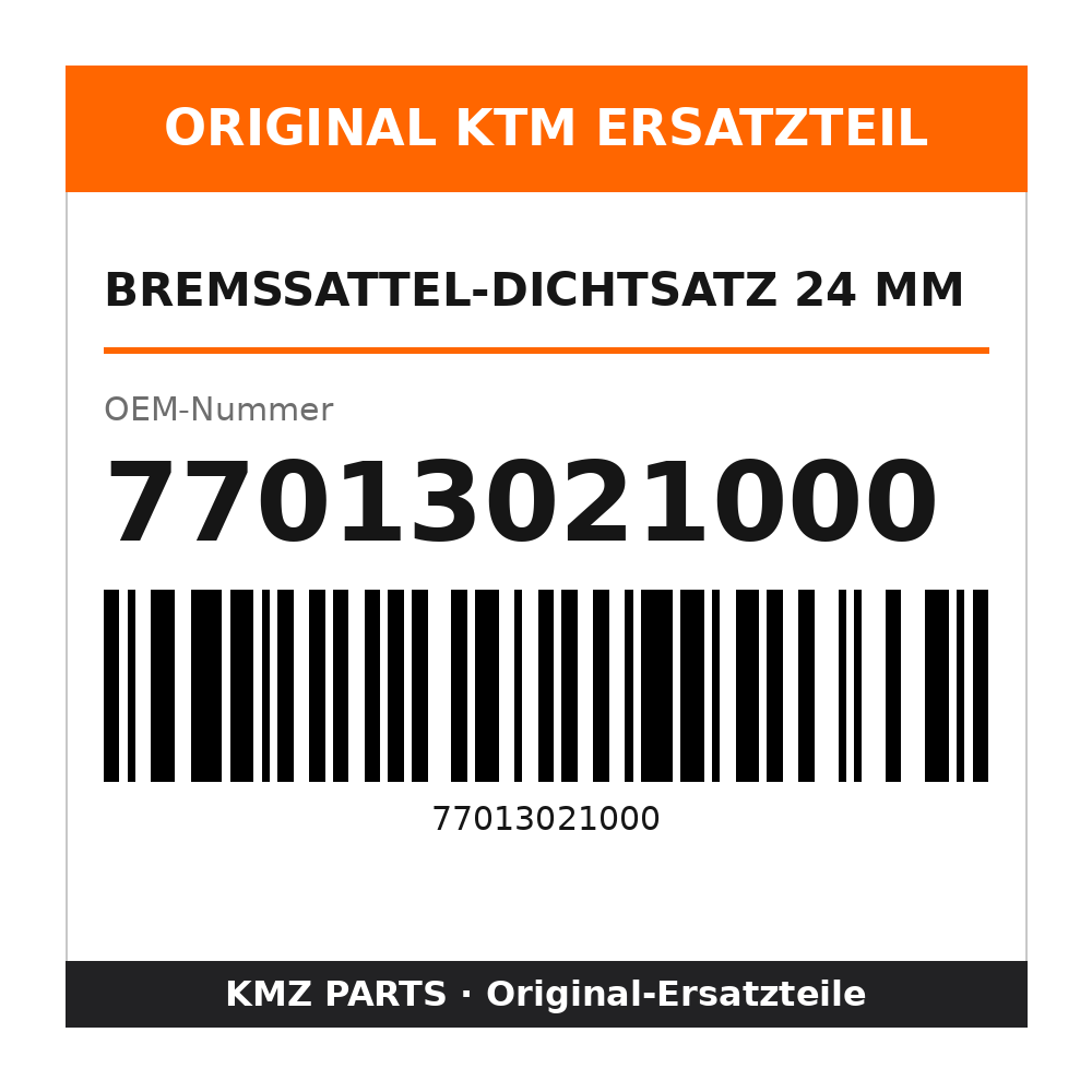 KTM Bremssattel-Dichtsatz 24 mm 77013021000