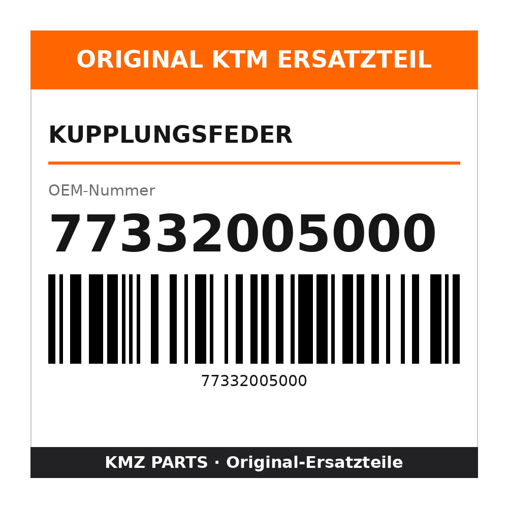 KTM Kupplungsfeder 77332005000
