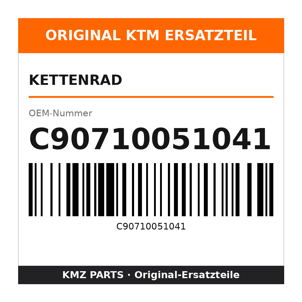 KTM Kettenrad C90710051041