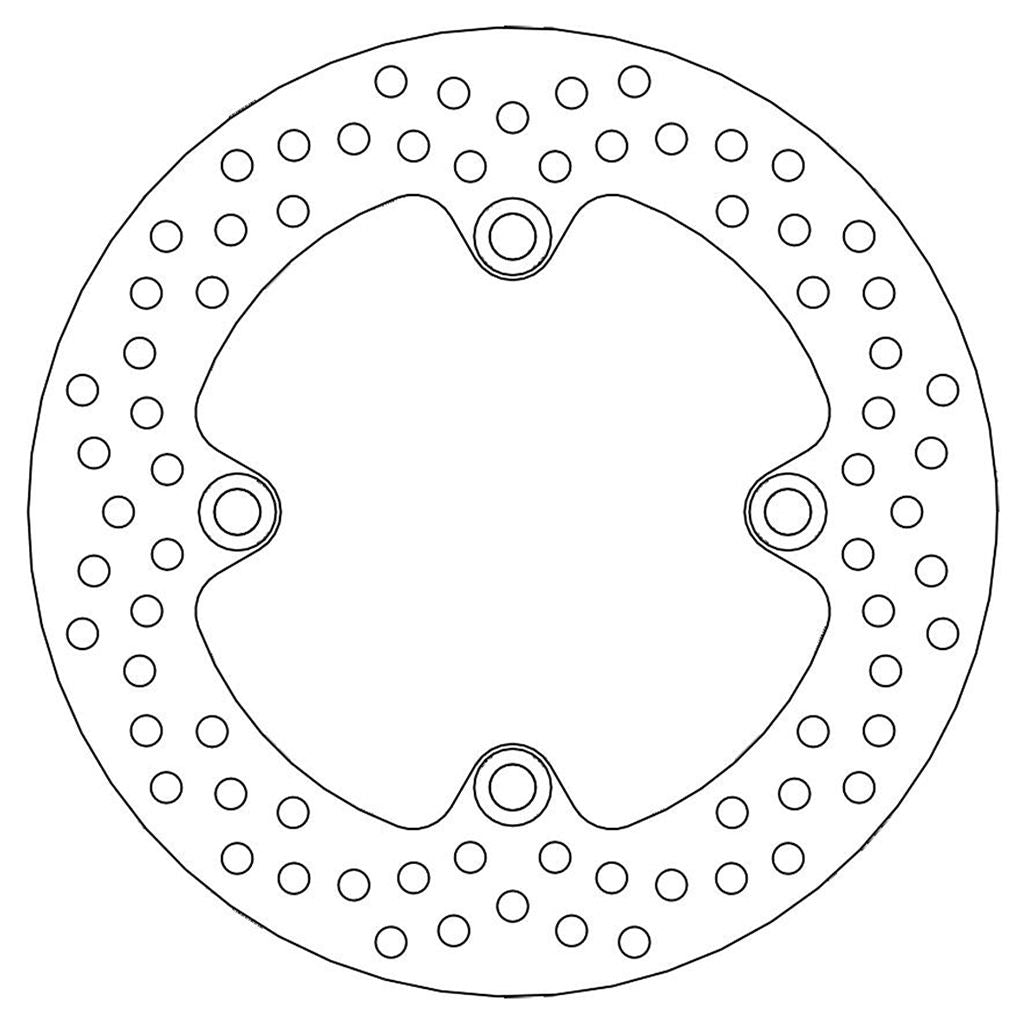 Moto-Master Bremsscheibe Halo hinten starr mit ABE Ø 220 mm | LK 125 mm (Art. m110454)