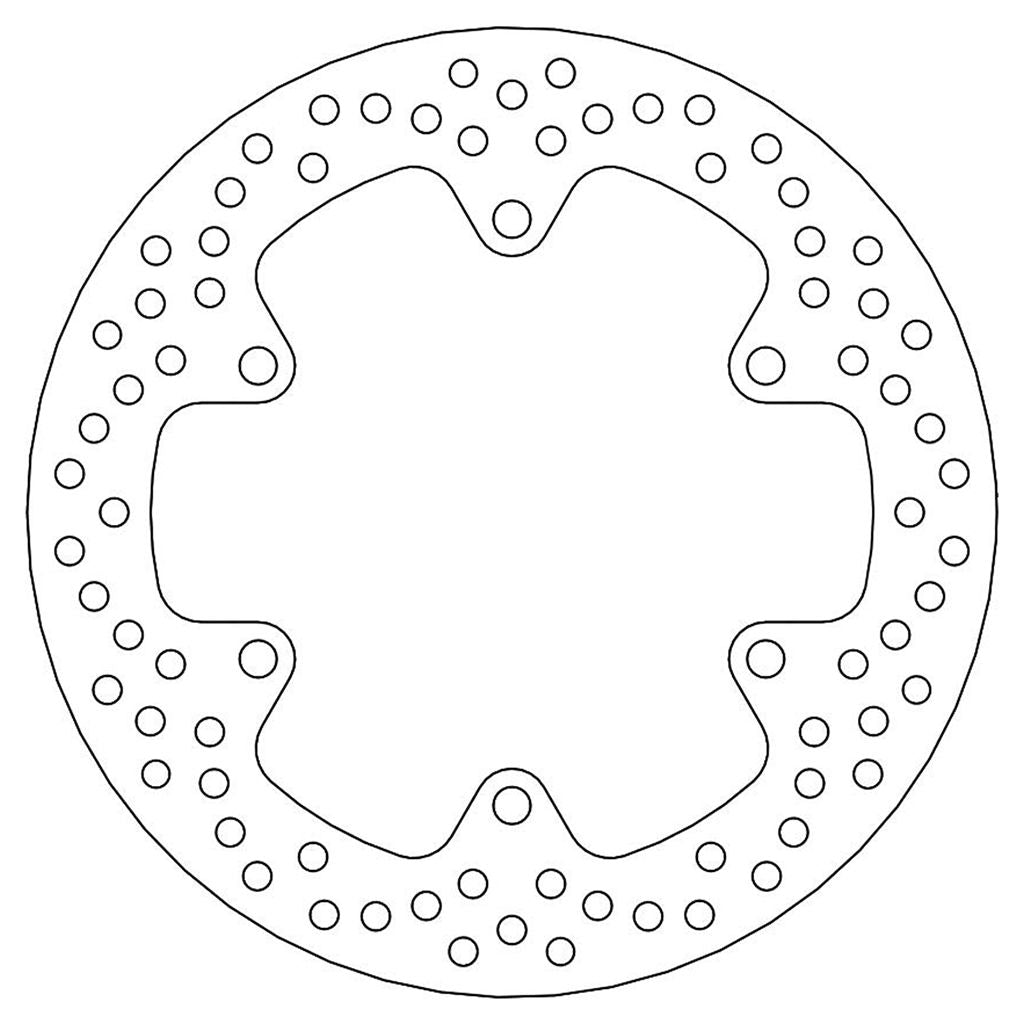 Moto-Master Bremsscheibe Halo hinten starr mit ABE Ø 220 mm | LK 133 mm