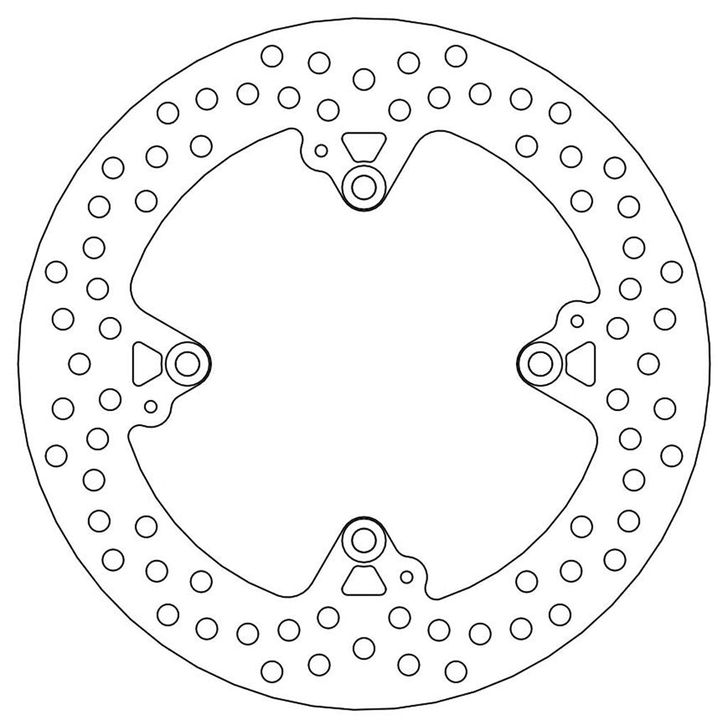 Moto-Master Bremsscheibe Halo hinten starr mit ABE Ø 245 mm | LK 125 mm (Art. m110524)