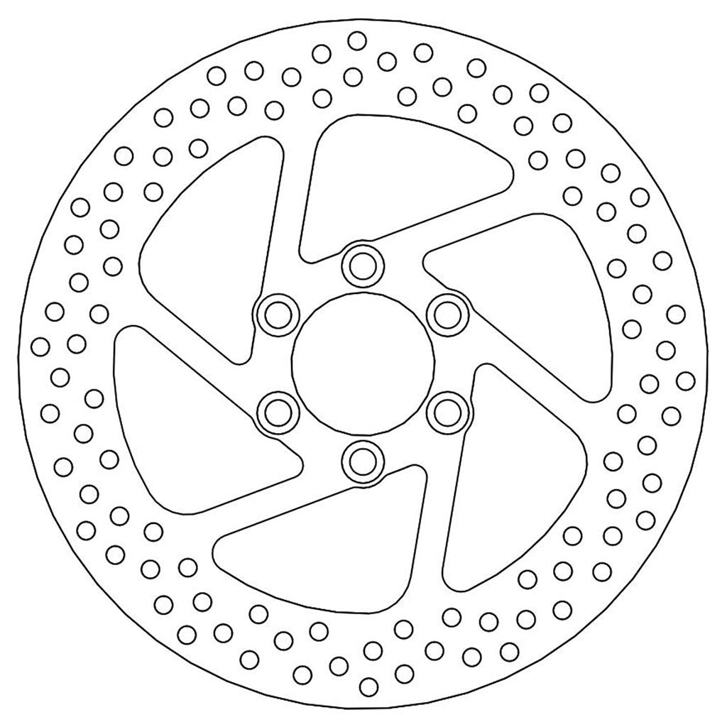 Moto-Master Bremsscheibe Halo hinten starr mit ABE Ø 275 mm | LK 78 mm