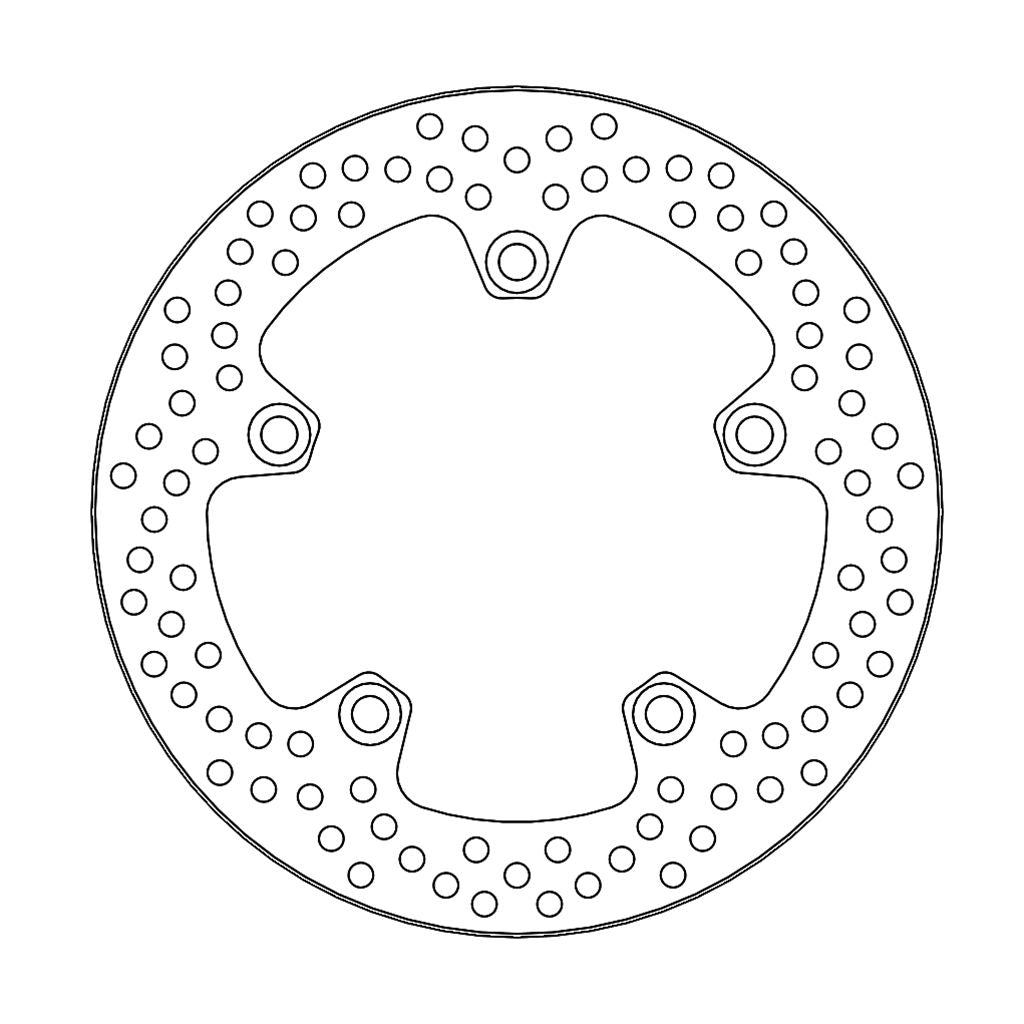 Moto-Master Bremsscheibe Halo hinten starr mit ABE Ø 240 mm | LK 141 mm (Art. m110710)