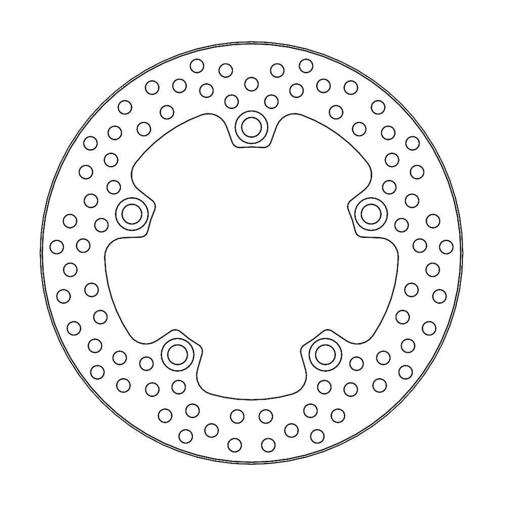 Moto-Master Bremsscheibe Halo hinten starr mit ABE Ø 220 mm | LK 131 mm