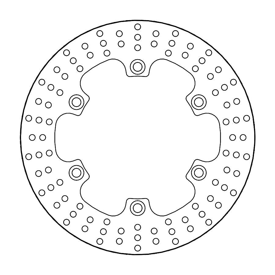 Moto-Master Bremsscheibe Halo vorne Ø 276 mm | LK 166 mm | 6 Loch