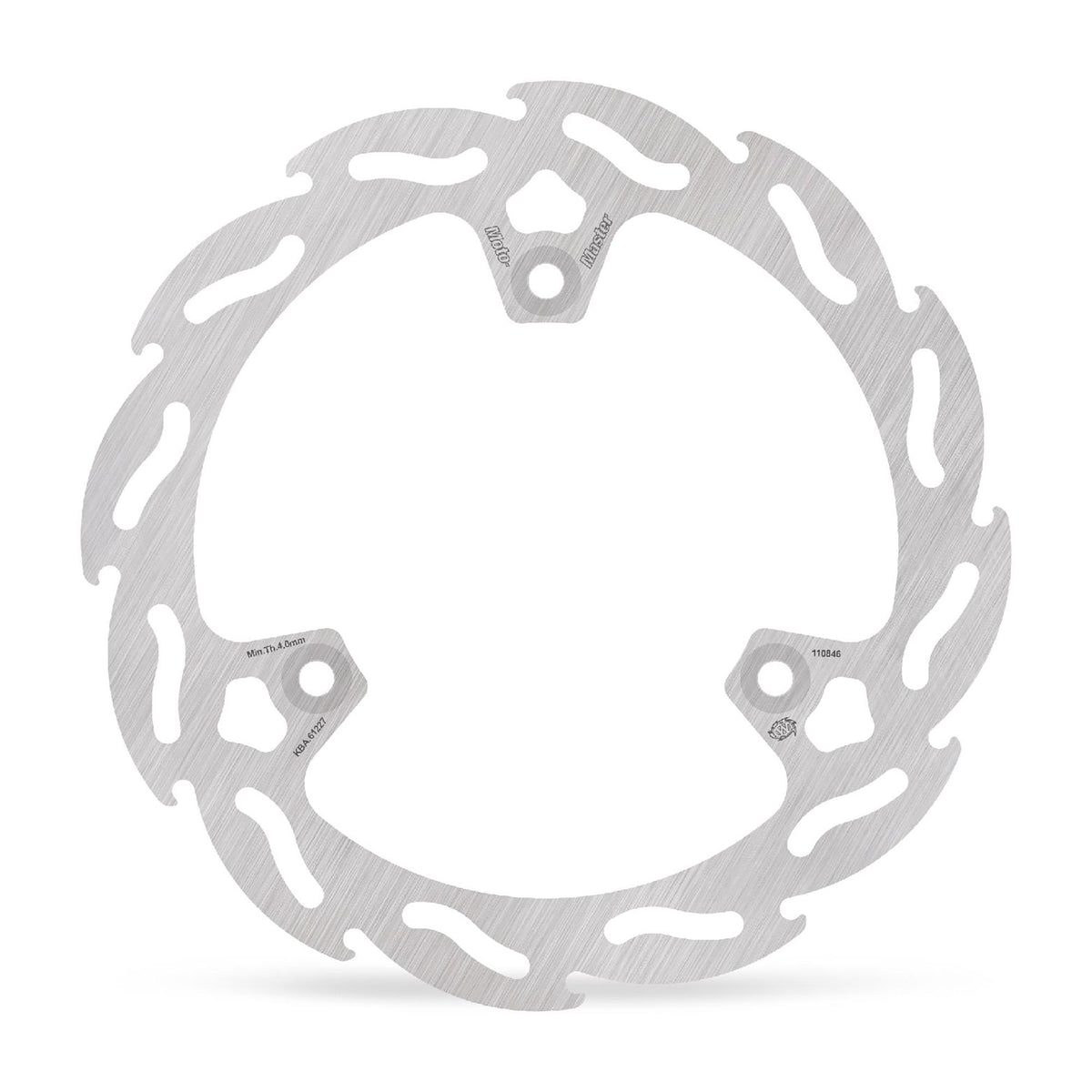 Moto-Master Bremsscheibe Flame hinten Ø 220 mm | LK 125 mm | 3 Loch | 4,5 mm stark | Bohrung 8,6 mm