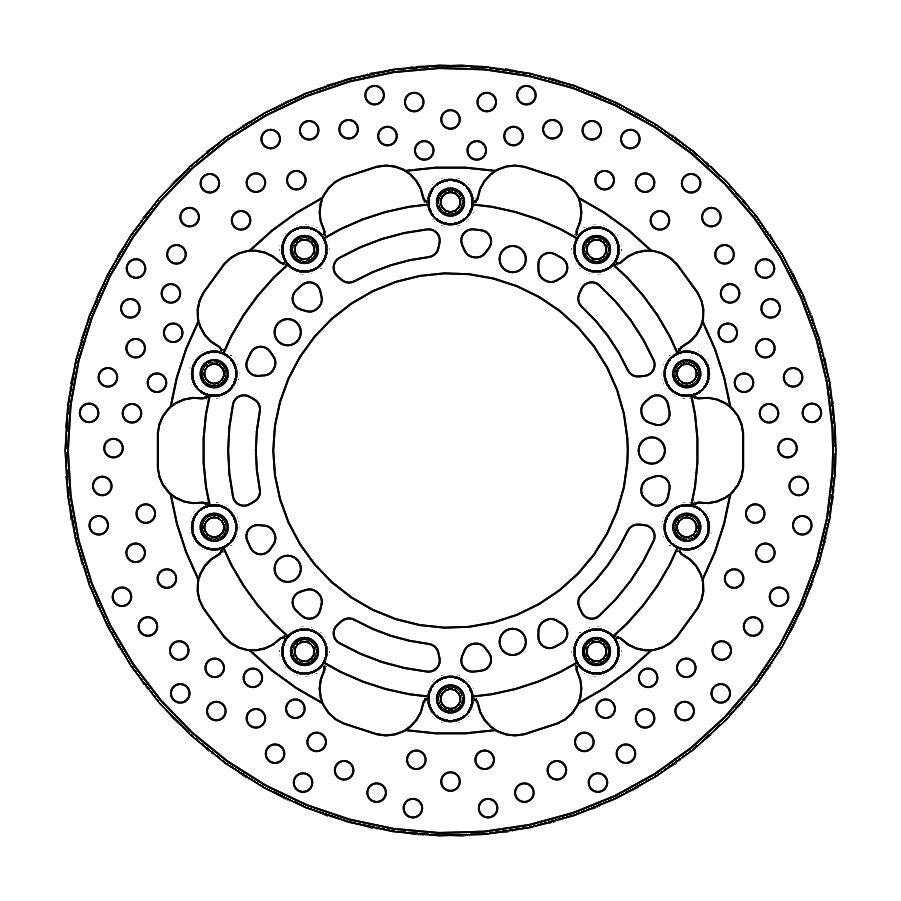 Moto-Master Bremsscheibe Halo vorn schwimmend mit ABE Ø 310 mm | LK 162 mm (Art. m112307)