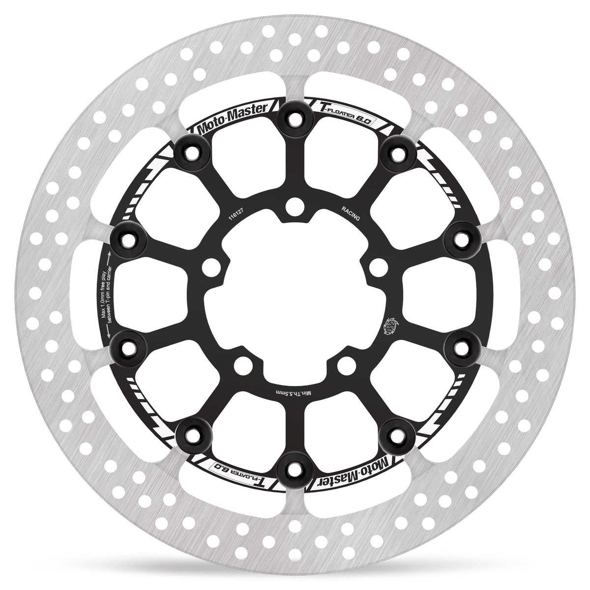 Moto-Master Bremsscheibe Halo T-Floater Racing - 6,0 mm Ø 320 mm | LK 100,5 mm