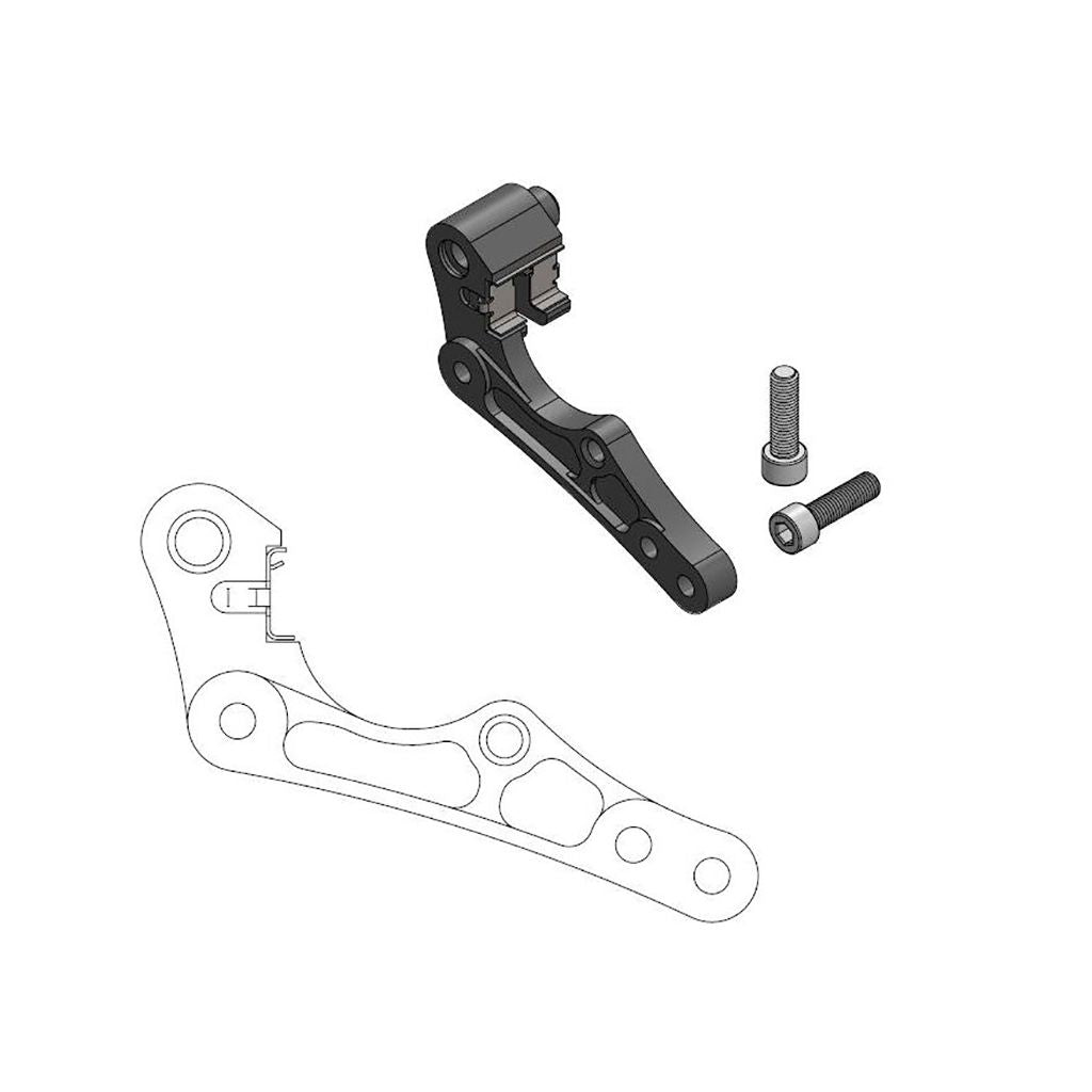 Moto-Master Bremssattel-Adapter Oversize 270 mm Ø passt an Magura Bremssattel