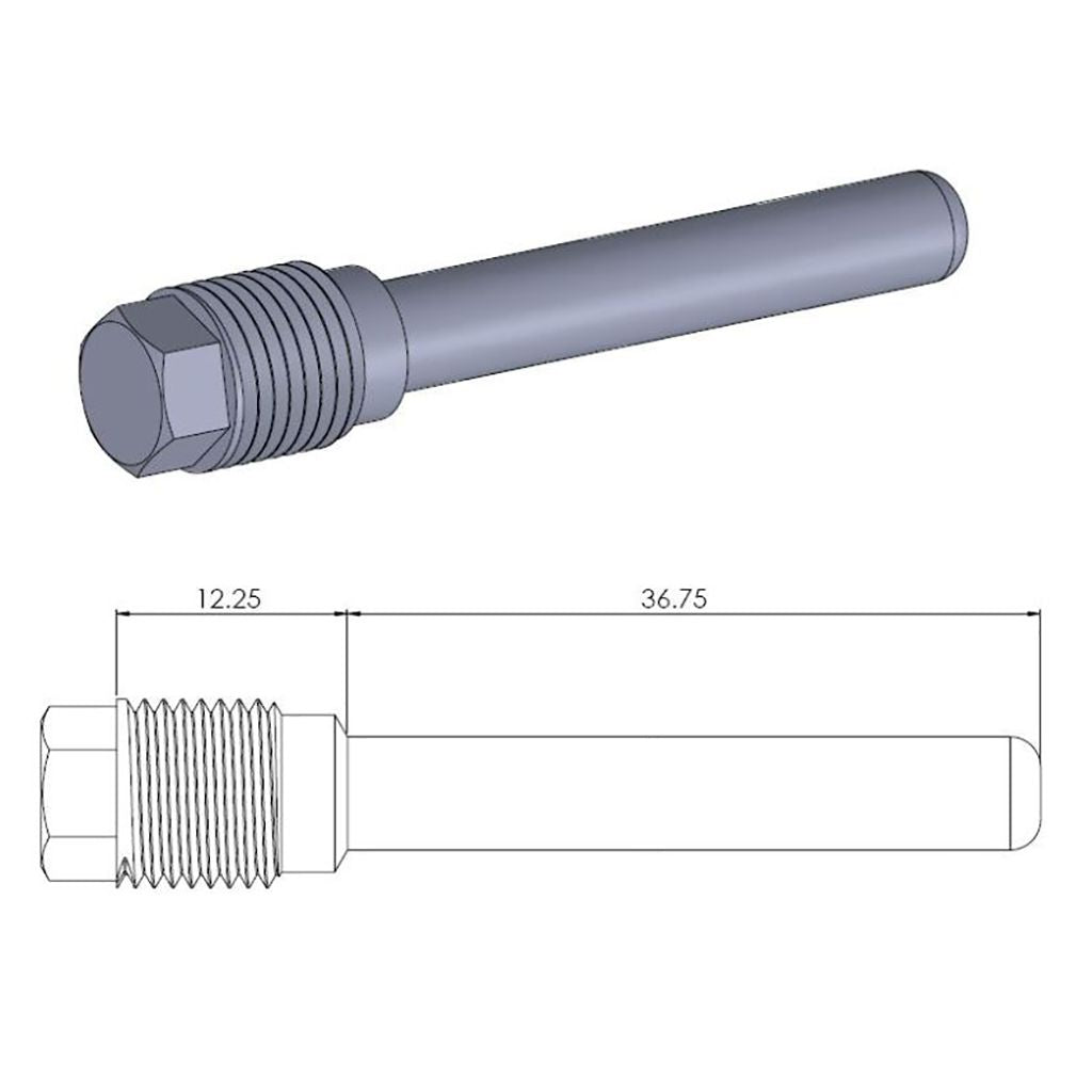 Moto-Master Bremsbelag Gleitstift (Art. m213021)