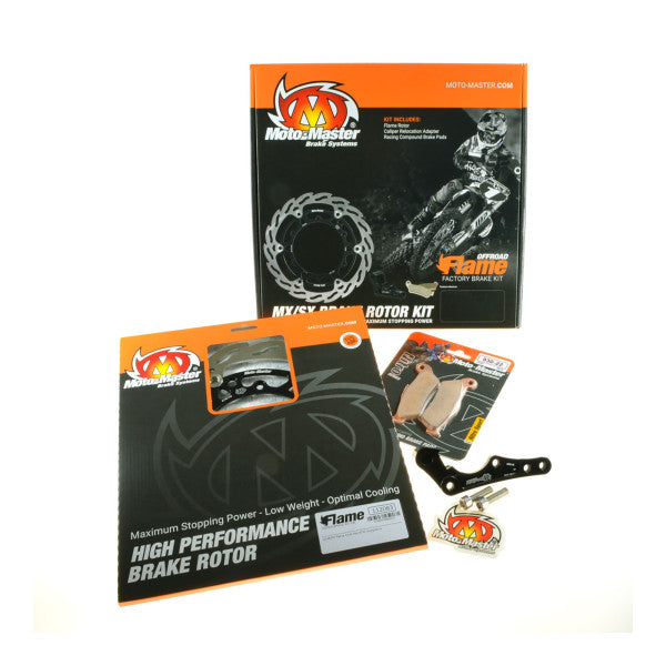 Moto-Master Oversize Kit 260mm Flame Bremsscheibe Adapter Beläge