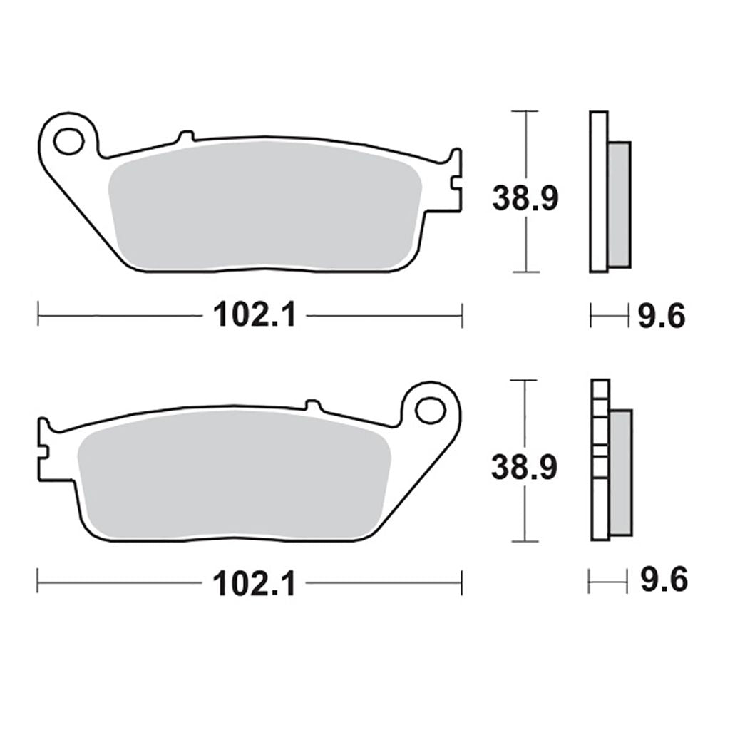 Moto-Master Bremsbelag RoadPRO Sinter vorn MCB599