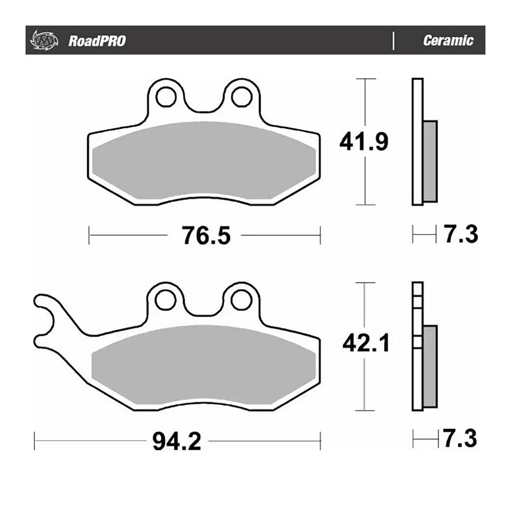 Moto-Master Bremsbelag RoadPRO Ceramic (Art. m416404)