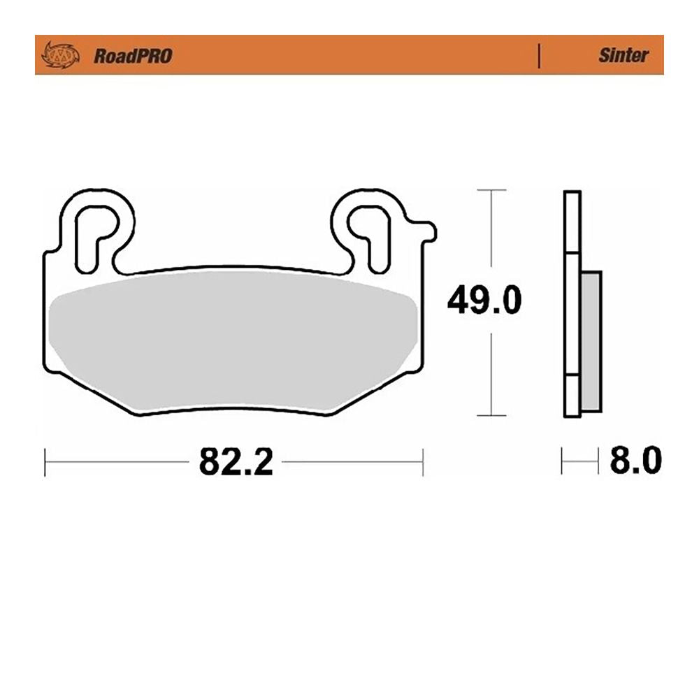Moto-Master Bremsbelag RoadPRO Sinter vorne (Art. m416701)