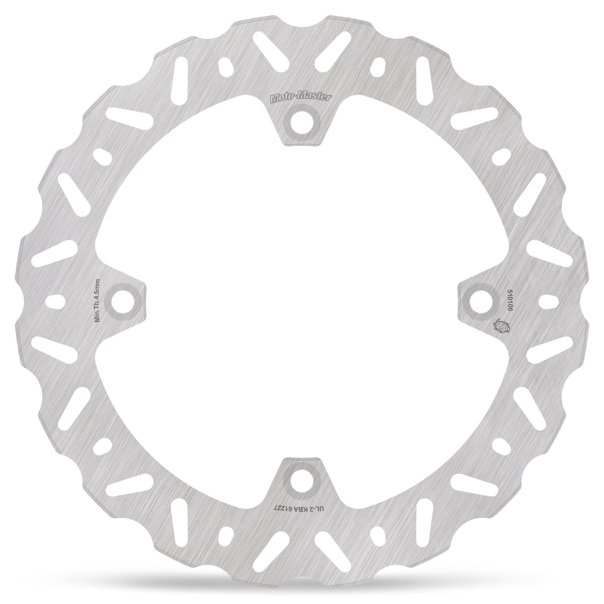 Moto-Master Bremsscheibe Nitro Road hinten starr mit ABE Ø 260 mm | LK 162 mm | 4 Loch | 5,0 mm stark