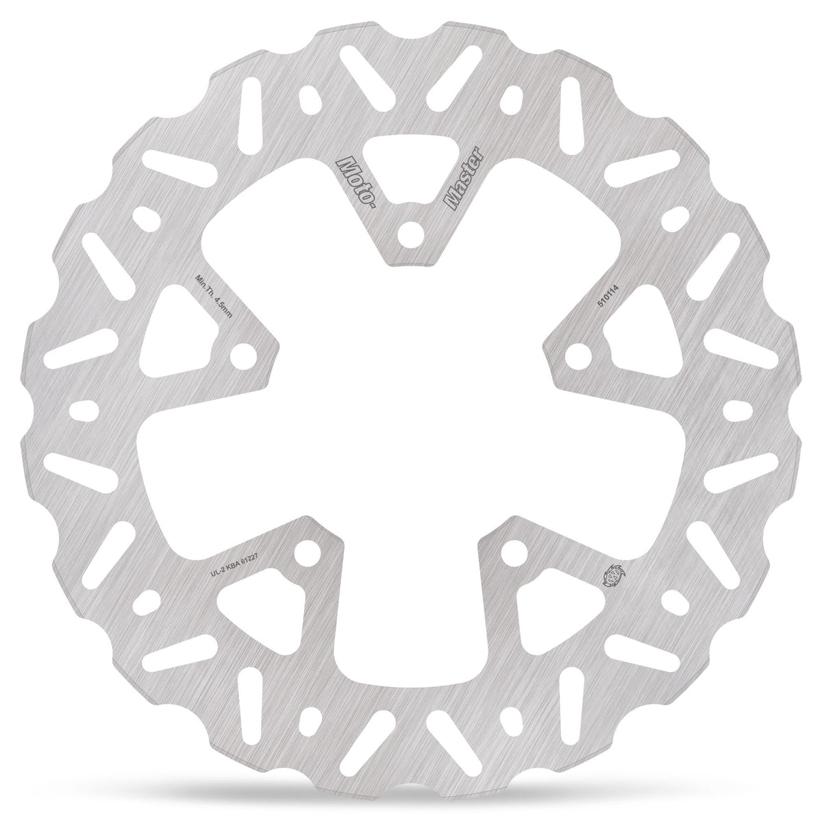 Moto-Master Bremsscheibe Nitro Road hinten starr mit ABE Ø 240 mm | LK 108 mm | 5 Loch | 5,0 mm stark