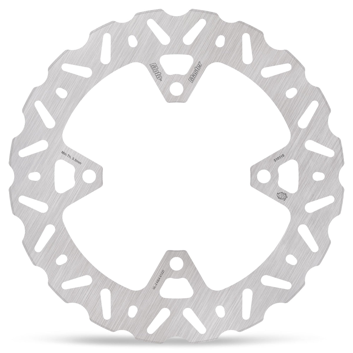 Moto-Master Bremsscheibe Nitro Road hinten starr mit ABE Ø 250 mm | LK 130 mm | 4 Loch | 6,0 mm stark