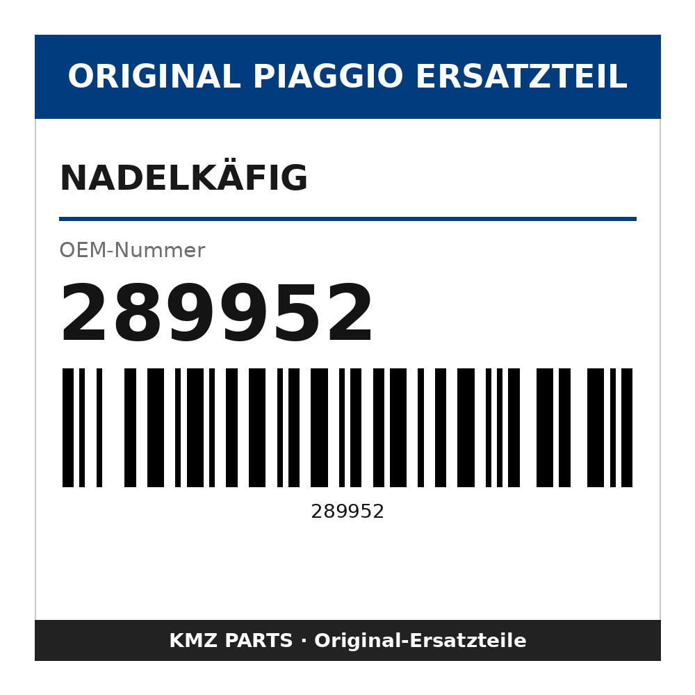 Piaggio Nadelkäfig 289952