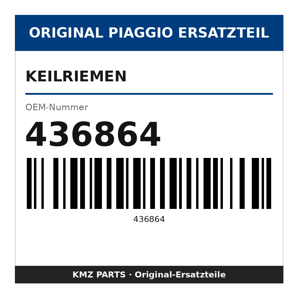 Piaggio Keilriemen 436864